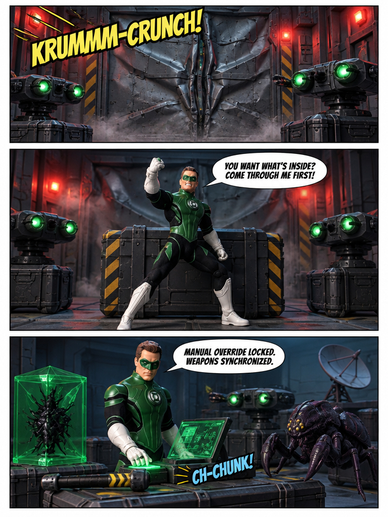 Green Lantern -   Crimson Approach - Comic Story ; part 9 (page 4 of 4)