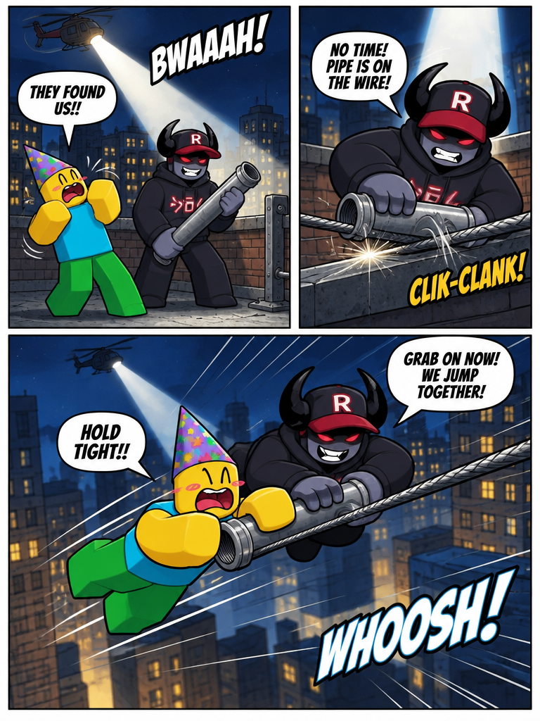 Rooftop Cable Escape (page 3 of 4)