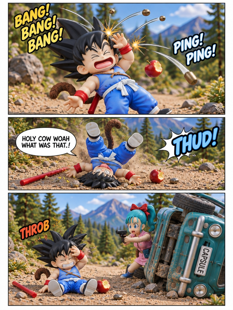 TEEN BULMA ATTEMPTS TO UNALIVE KID GOKU (page 4 of 4)