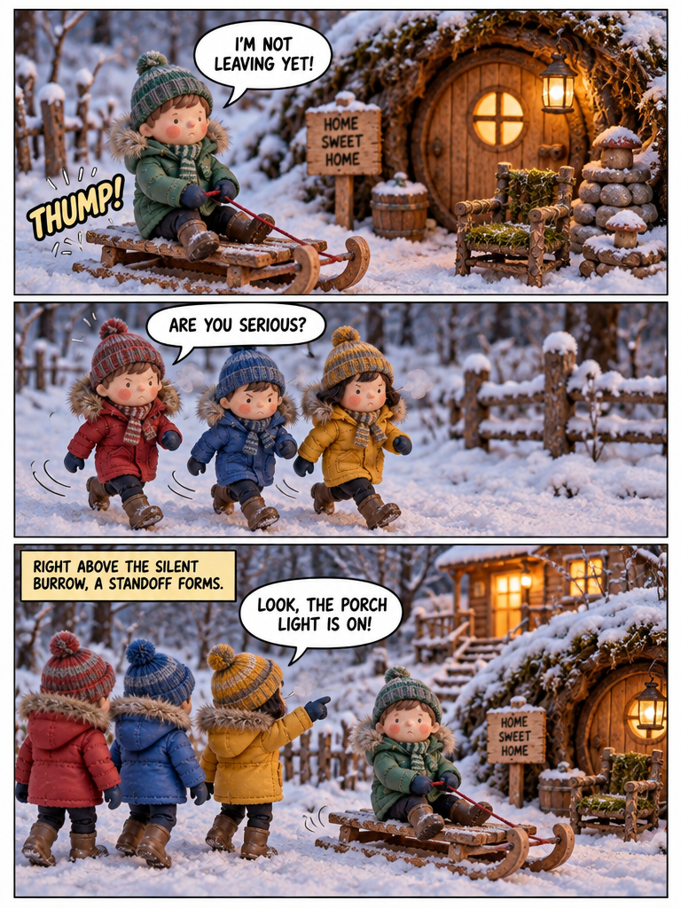A Squabble in the Snow (page 2 of 4)