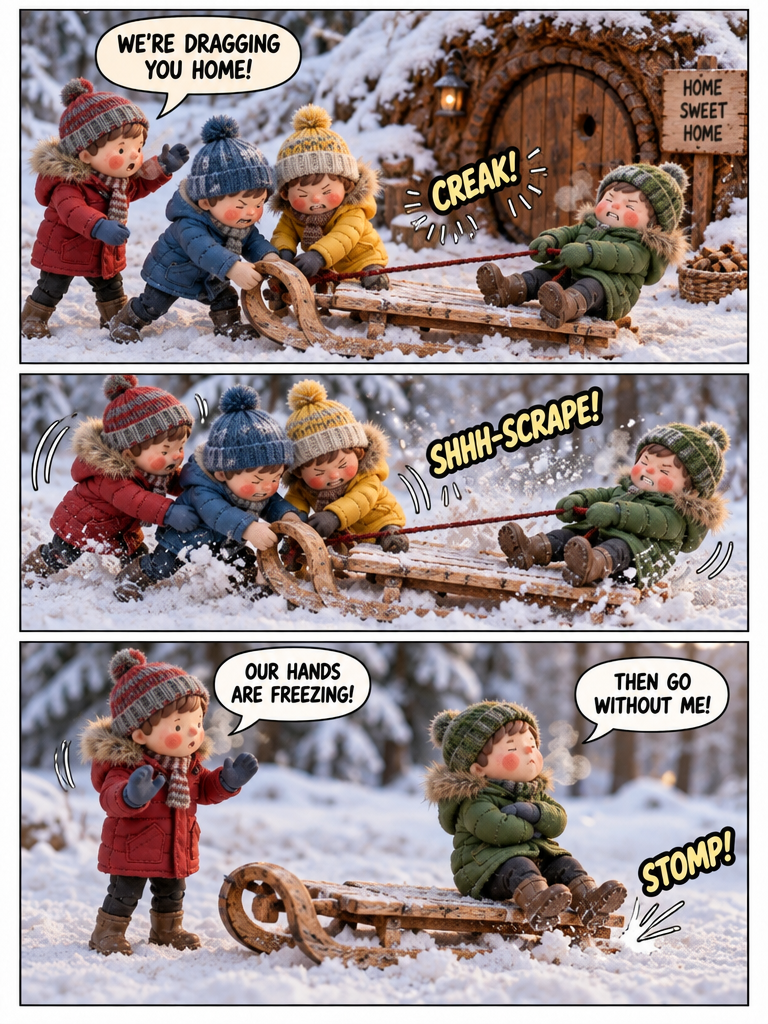 A Squabble in the Snow (page 3 of 4)