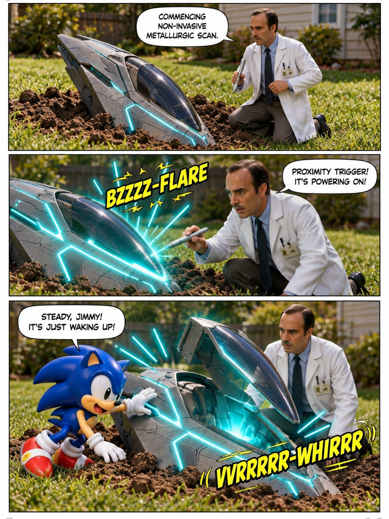 Discovery of a Strange Spaceship (page 3 of 4)
