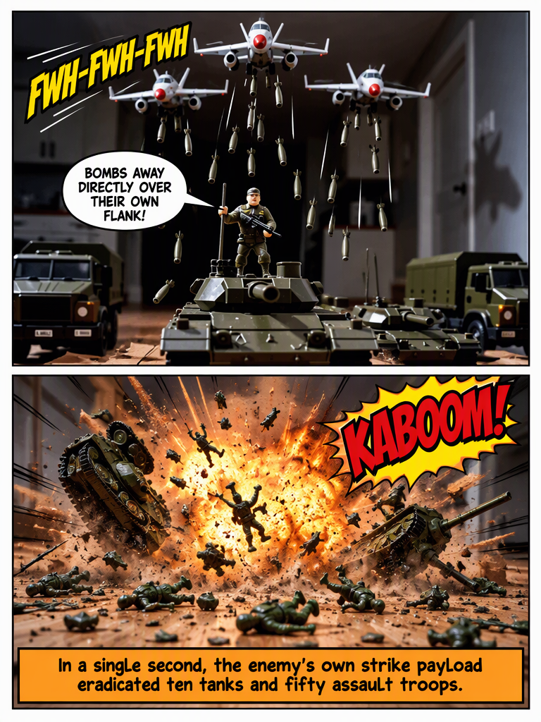 Air Support Over the Hallway Base (page 3 of 4)