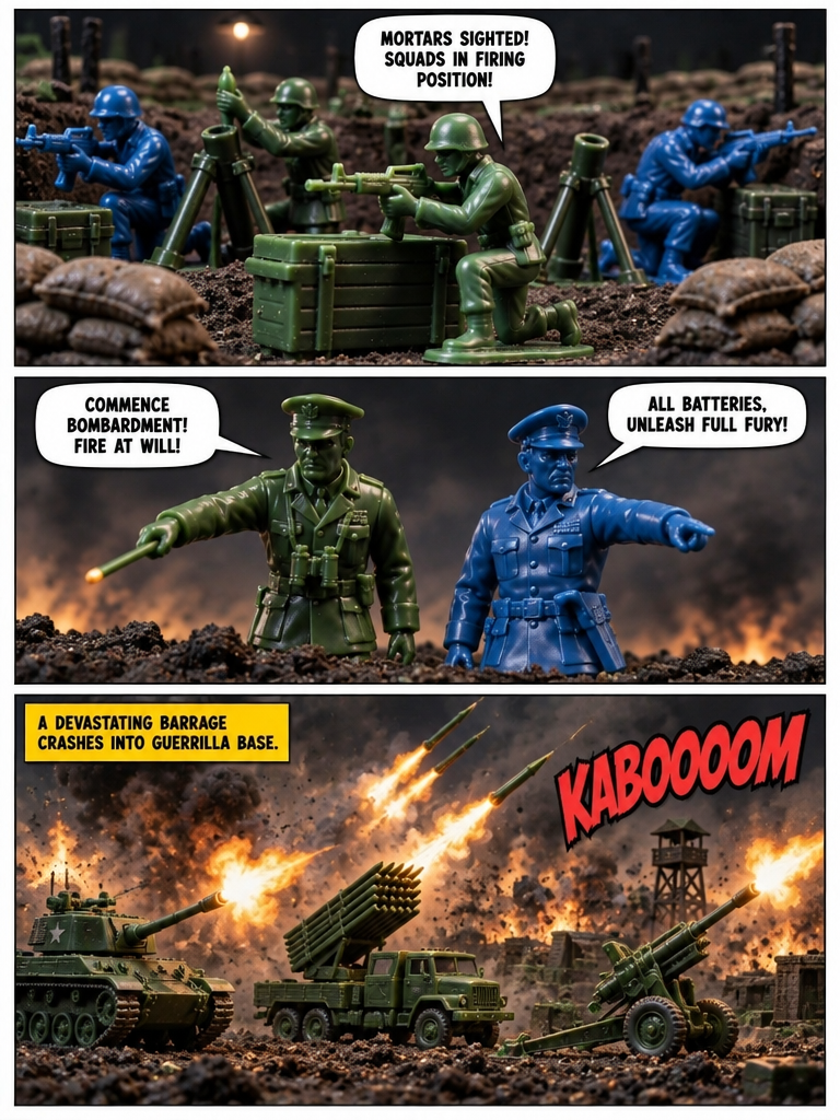 Strike on Guerrilla Base (page 3 of 4)