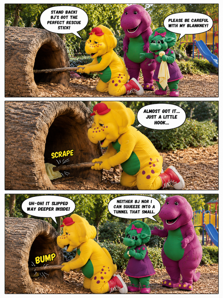 Baby Bop's Tunnel Rescue (page 2 of 4)