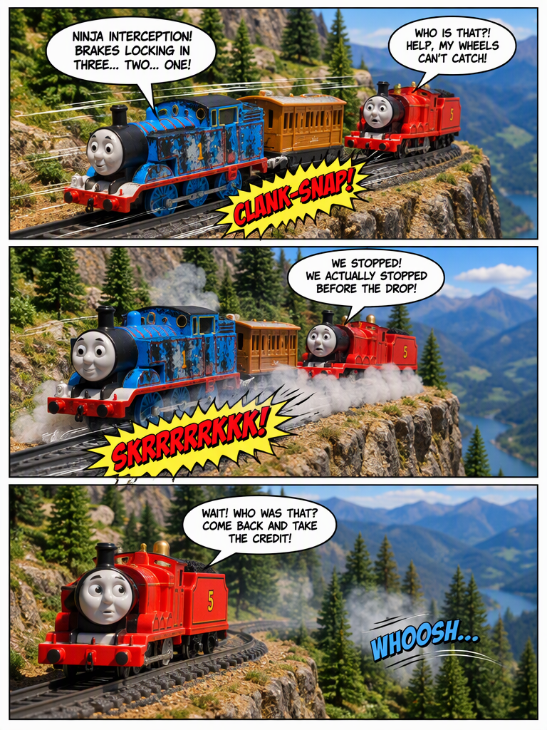 Thomas and the Train Ninja (page 2 of 4)