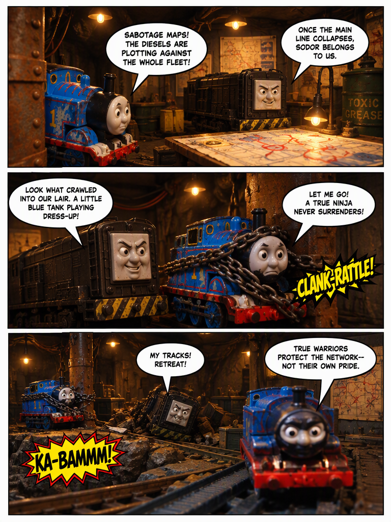 Thomas and the Train Ninja (page 3 of 4)