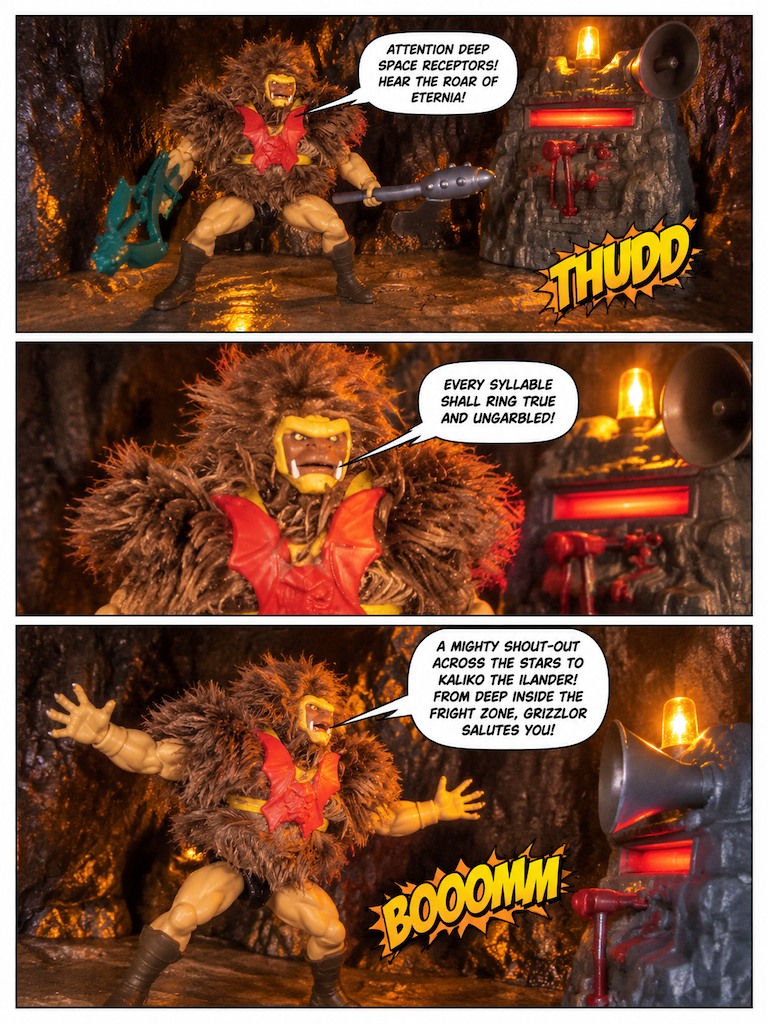 Grizzlor Shouts Out to Kaliko! (page 2 of 4)