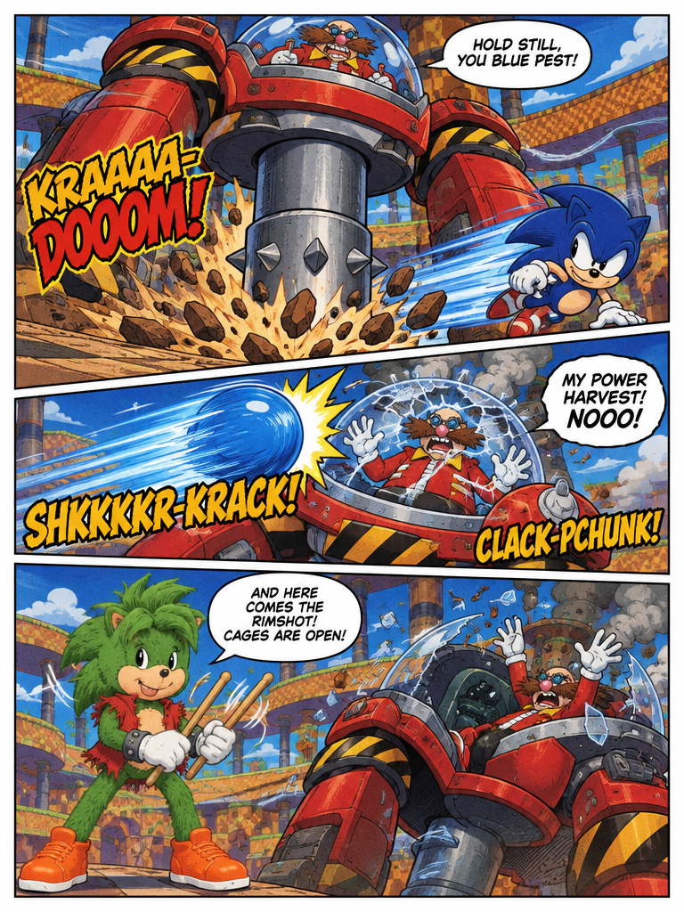 Sonic Underground: The Great Crusher Escape (page 3 of 4)