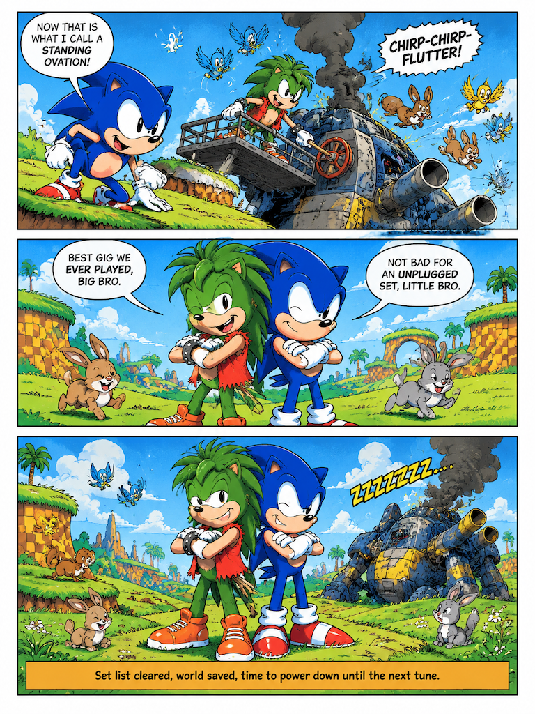 Sonic Underground: The Great Crusher Escape (page 4 of 4)