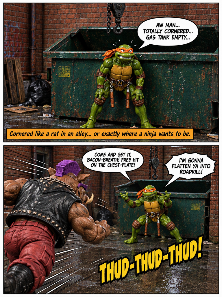 Alleyway Brawl: Orange vs. Hog (page 2 of 4)