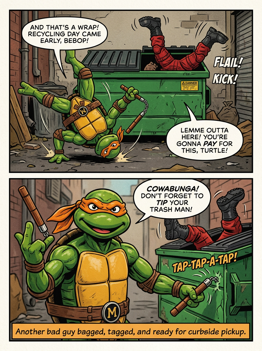 Alleyway Brawl: Orange vs. Hog (page 4 of 4)