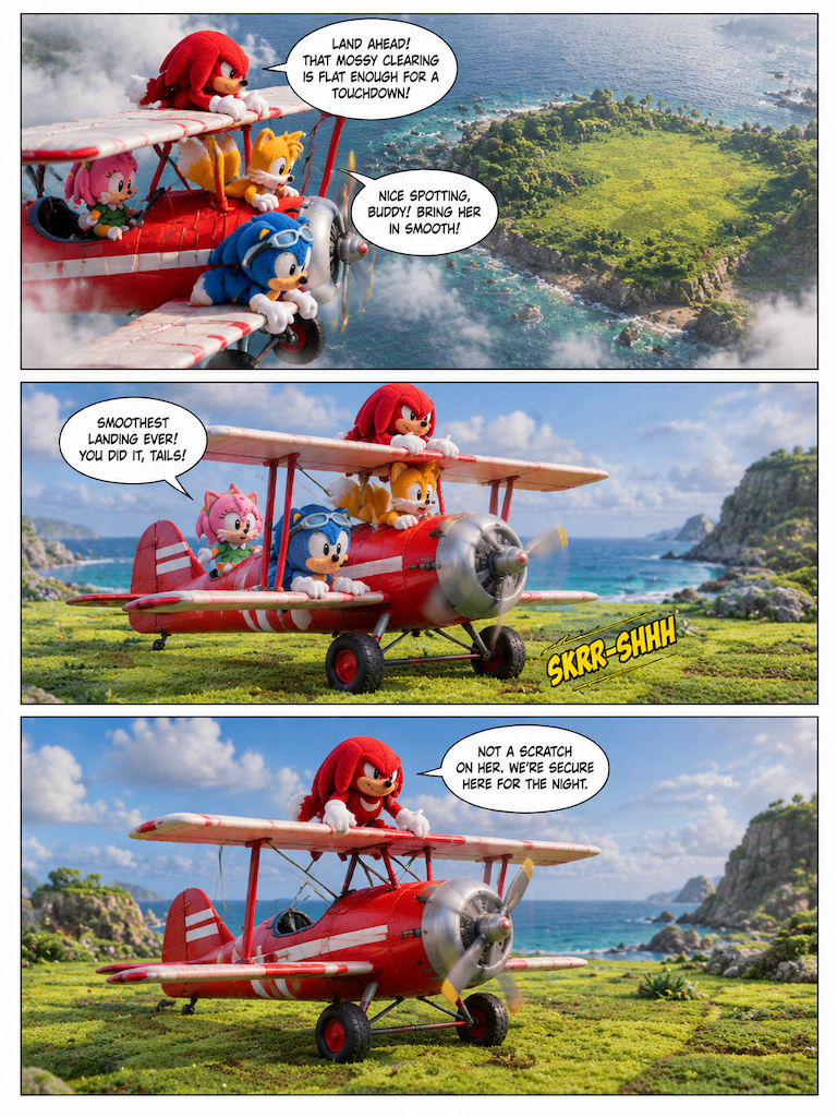 sonic the hedgehog adventures issue 9 #attack of the master emerald 1/2 (page 3 of 4)