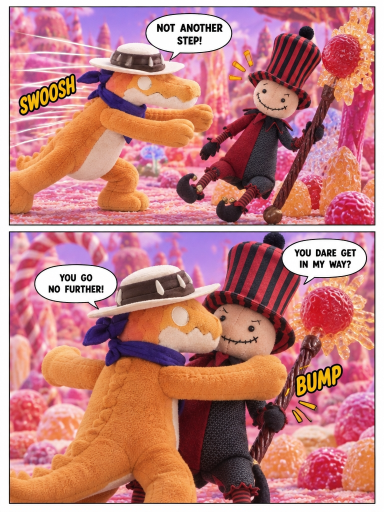 Confrontation in the Neon Grove (page 2 of 4)