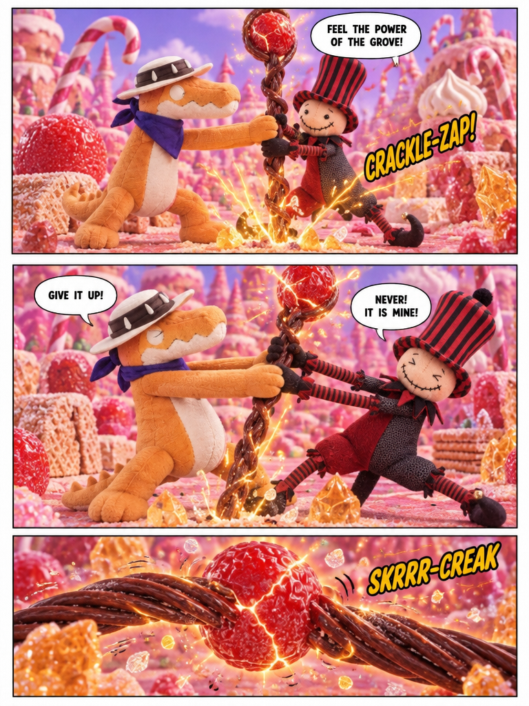 Confrontation in the Neon Grove (page 3 of 4)