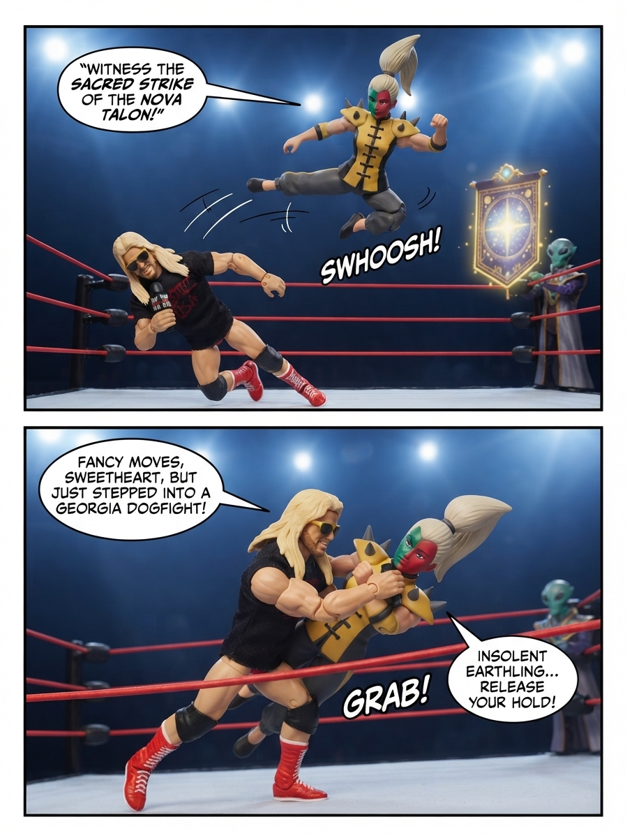 Intergalactic Title Bout and Vows (page 2 of 4)
