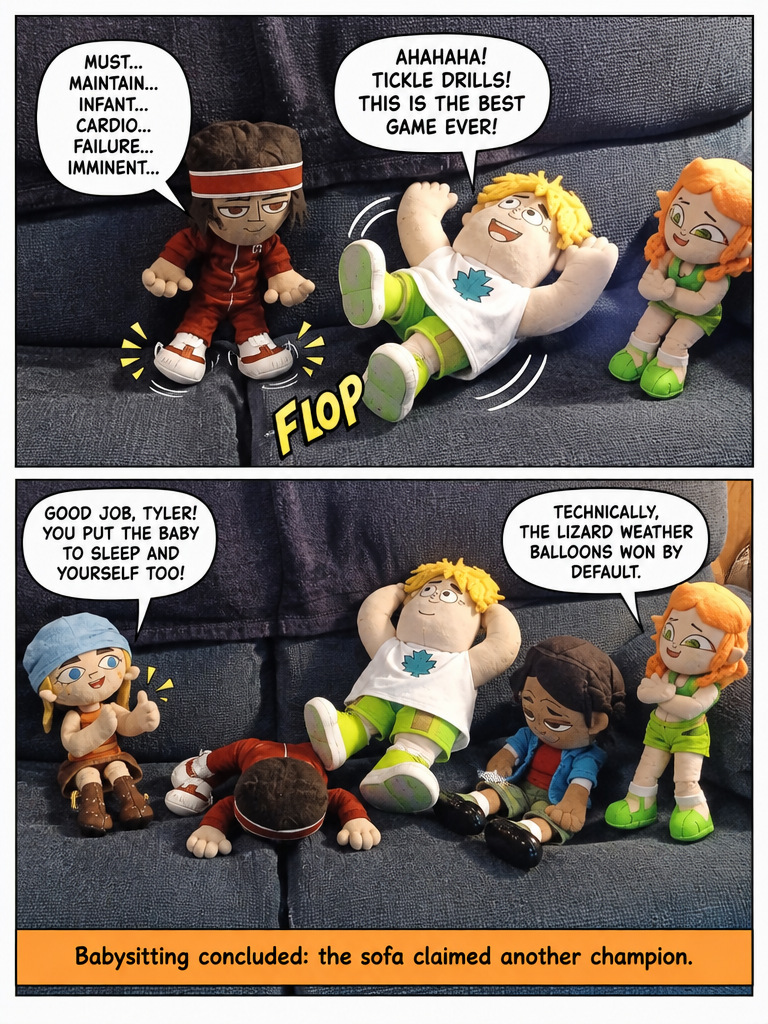 Babysitting Drills on the Sofa (page 4 of 4)