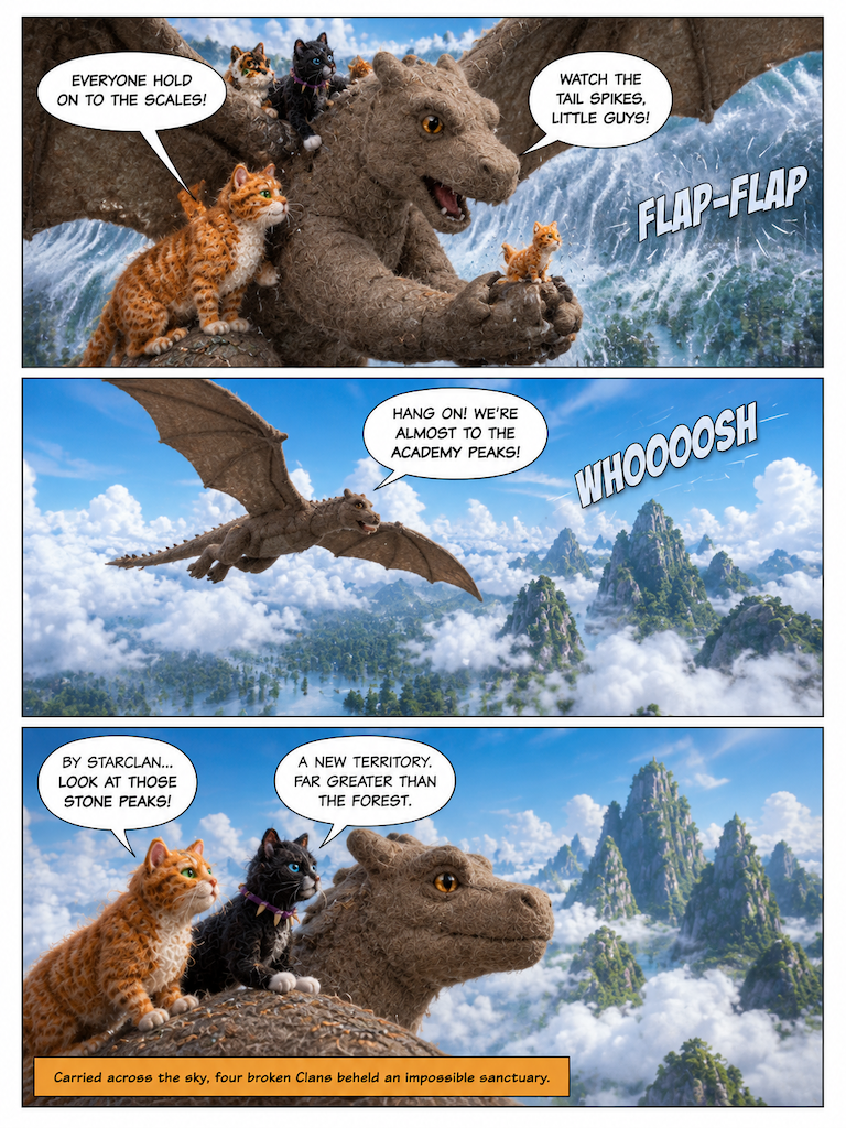 Wings of cats and dragons book 1 (page 3 of 4)