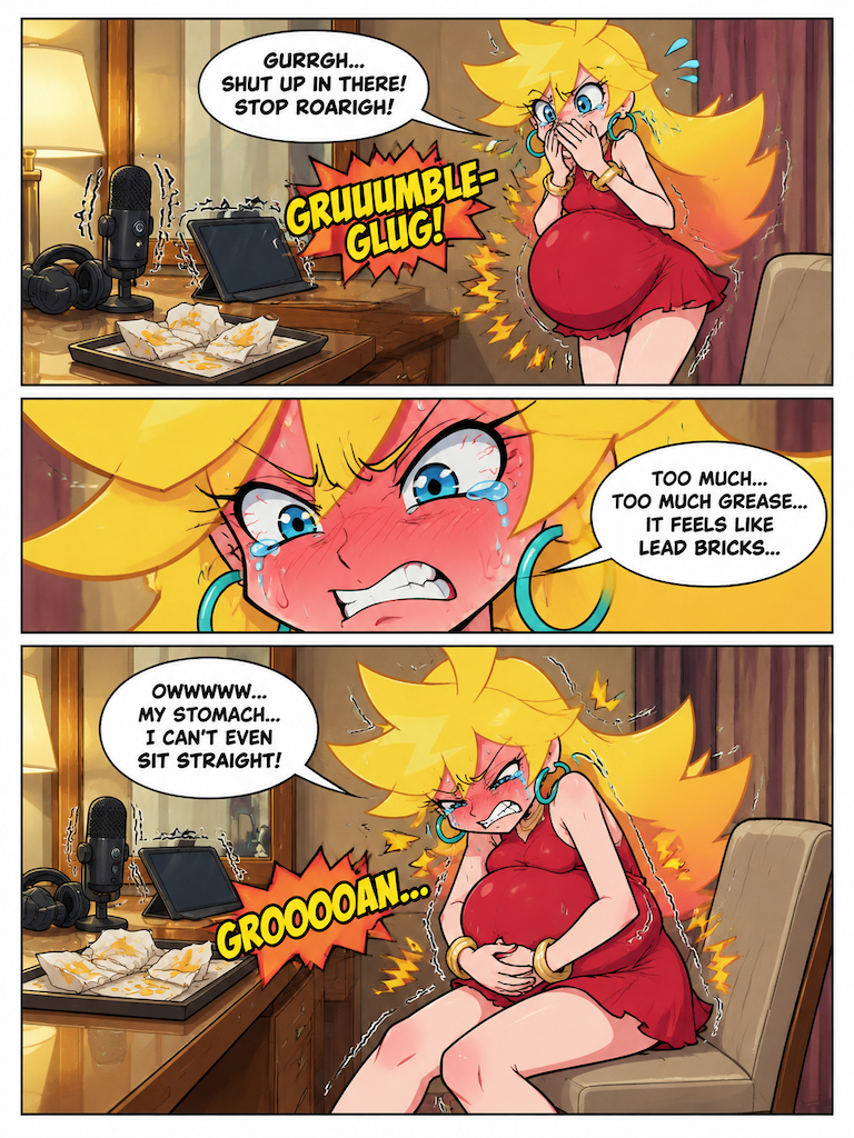 Midnight Hotel Mukbang Meltdown (page 3 of 4)