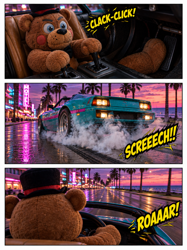 Neon Boulevard Drift (page 3 of 4)