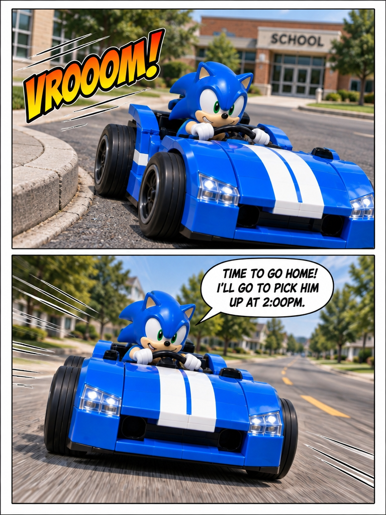 School Drop-Off Sprint (page 3 of 4)