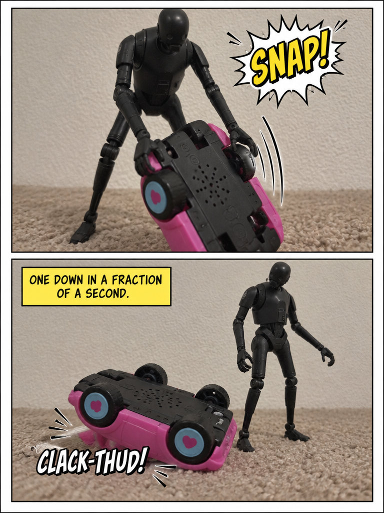 A Black Figure Attacks The Toys (page 2 of 4)