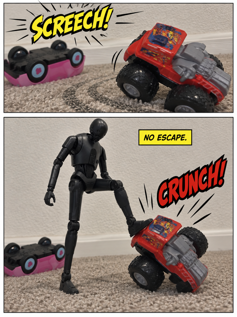 A Black Figure Attacks The Toys (page 3 of 4)