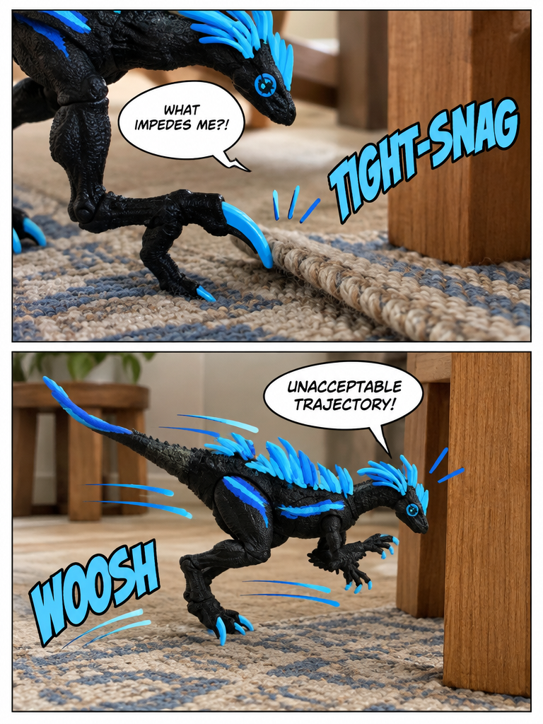 Morning Routine of the Blue-Crest Raptor (page 2 of 4)