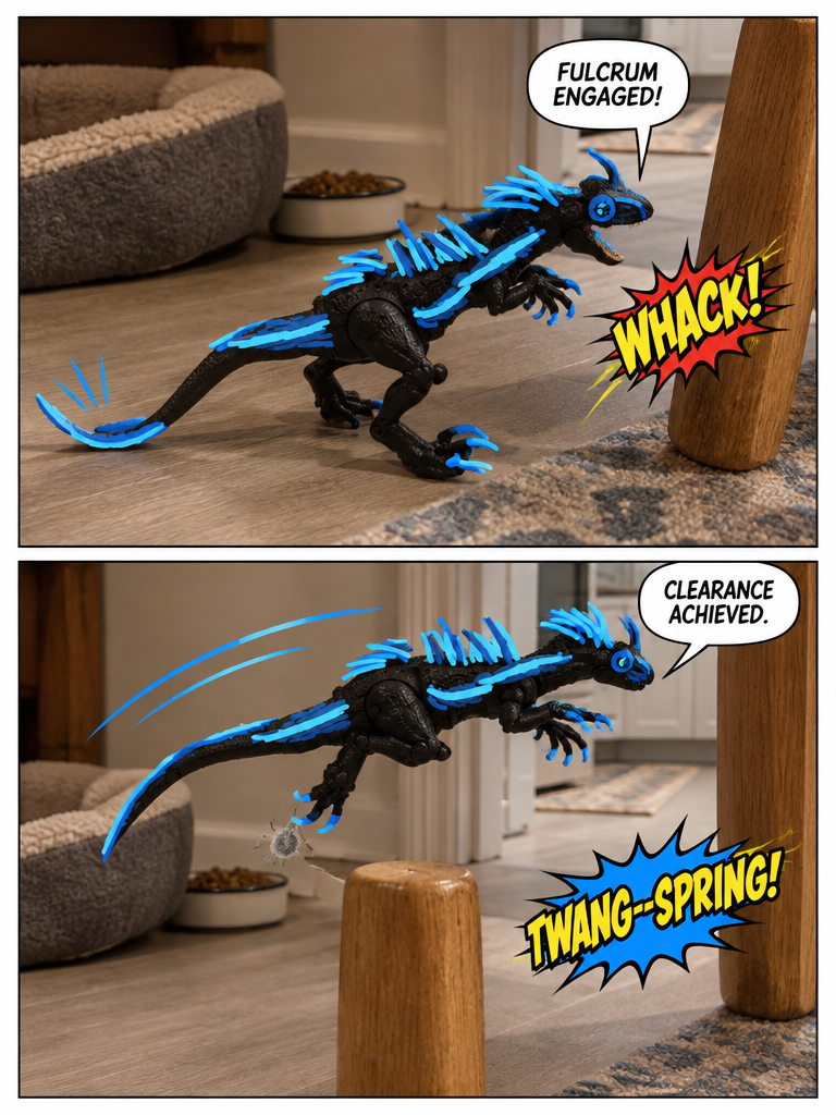 Morning Routine of the Blue-Crest Raptor (page 3 of 4)