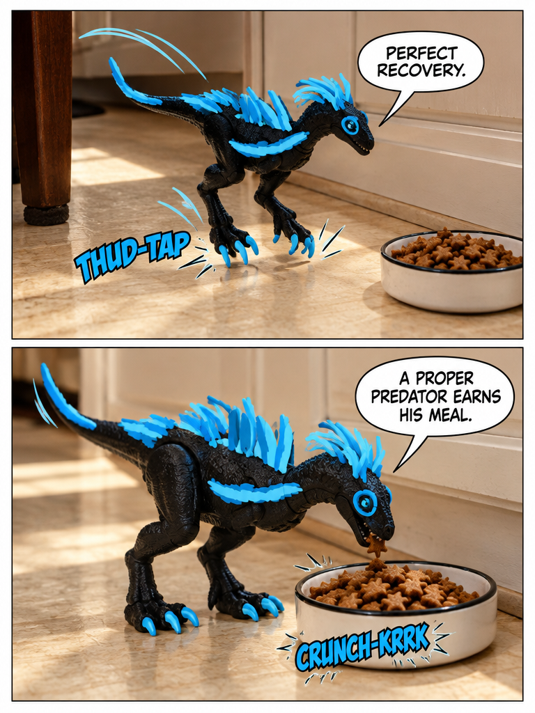 Morning Routine of the Blue-Crest Raptor (page 4 of 4)