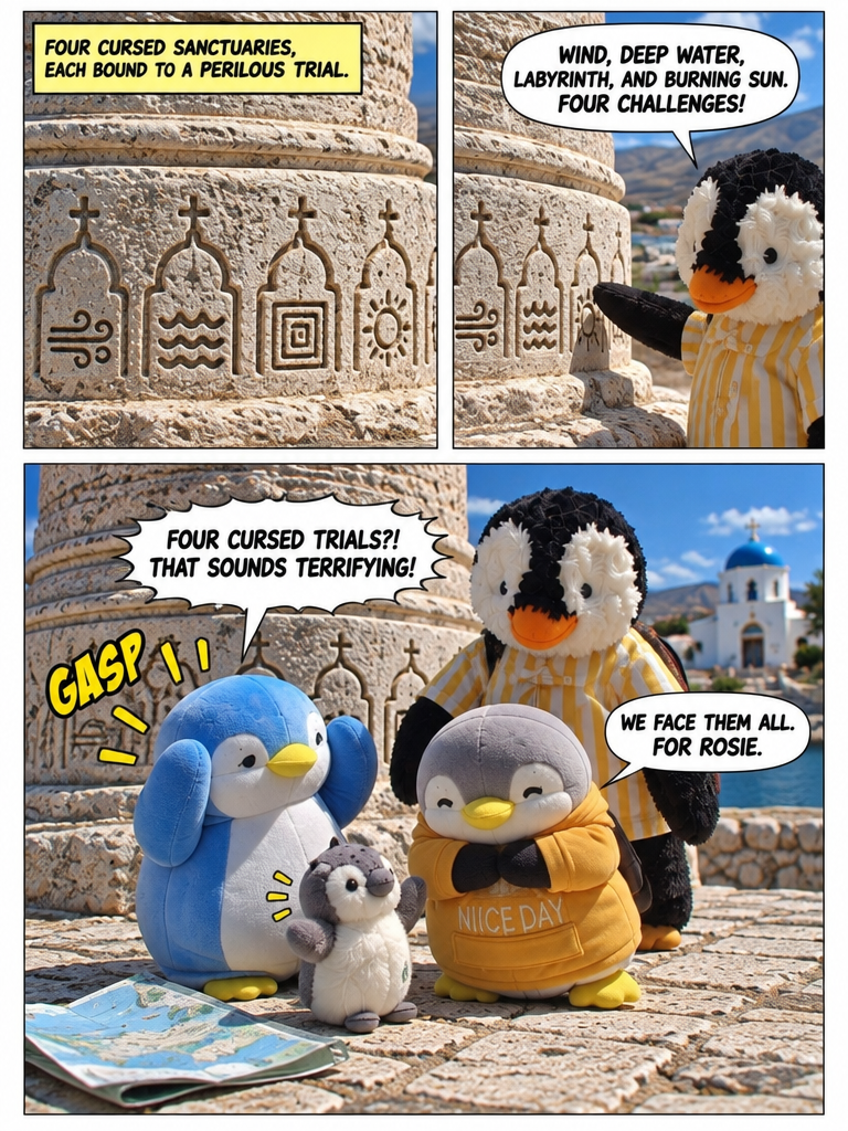 Three Penguin Siblings: The Writing on the Wall (page 3 of 4)