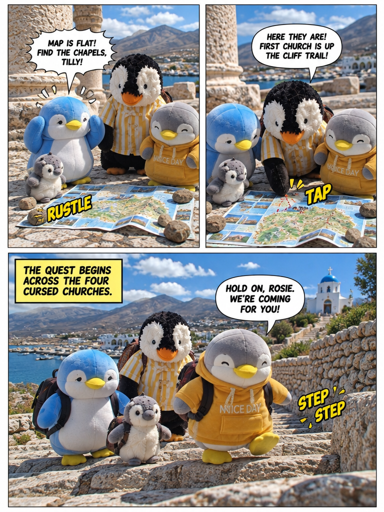 Three Penguin Siblings: The Writing on the Wall (page 4 of 4)