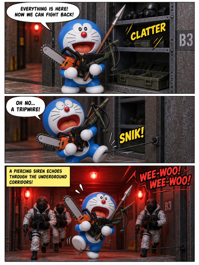 doraemon zombie apocalypse S1 episode 9Jailbreak of death (page 2 of 4)