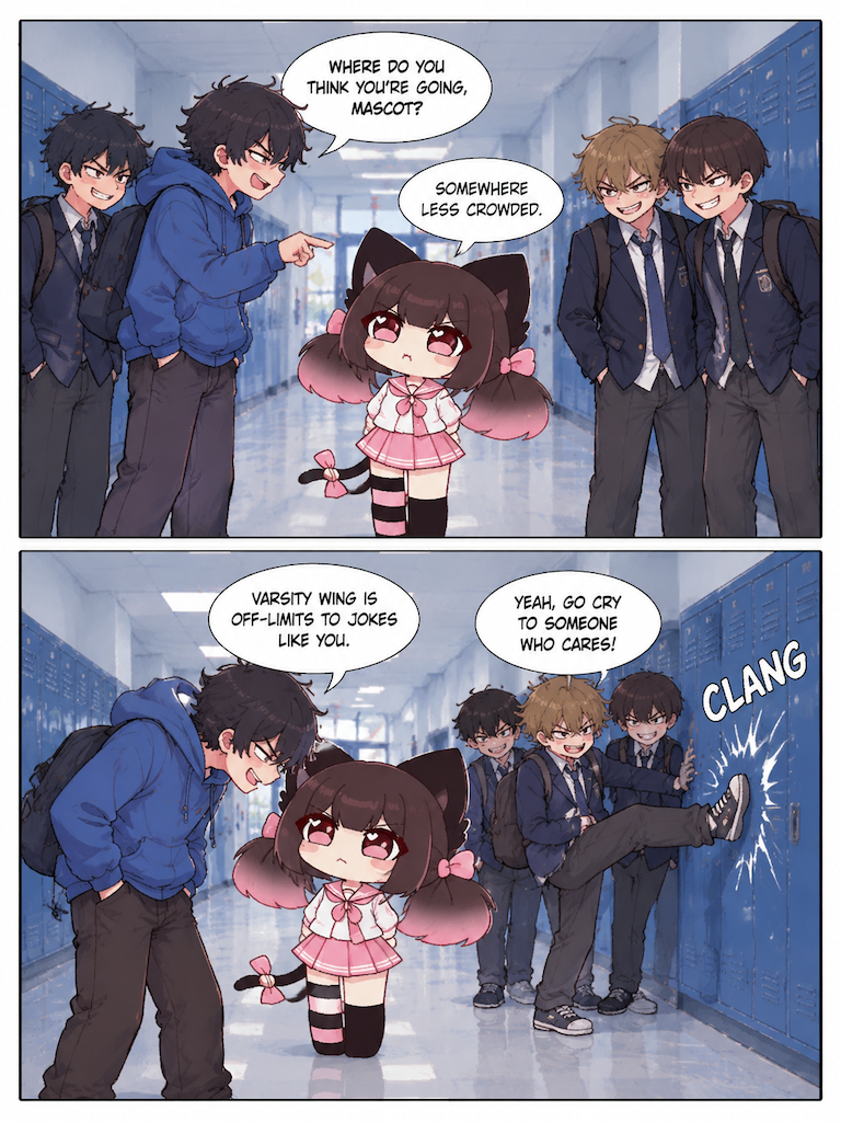 Turnabout on the Bleachers (page 5 of 8)