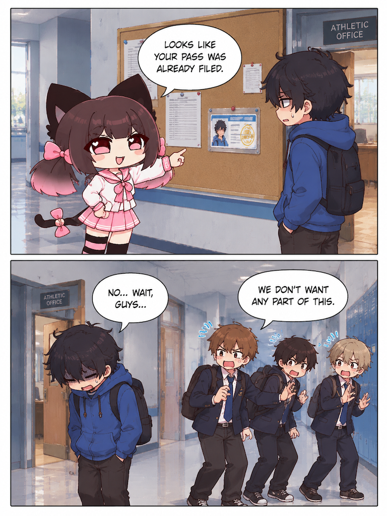 Turnabout on the Bleachers (page 7 of 8)