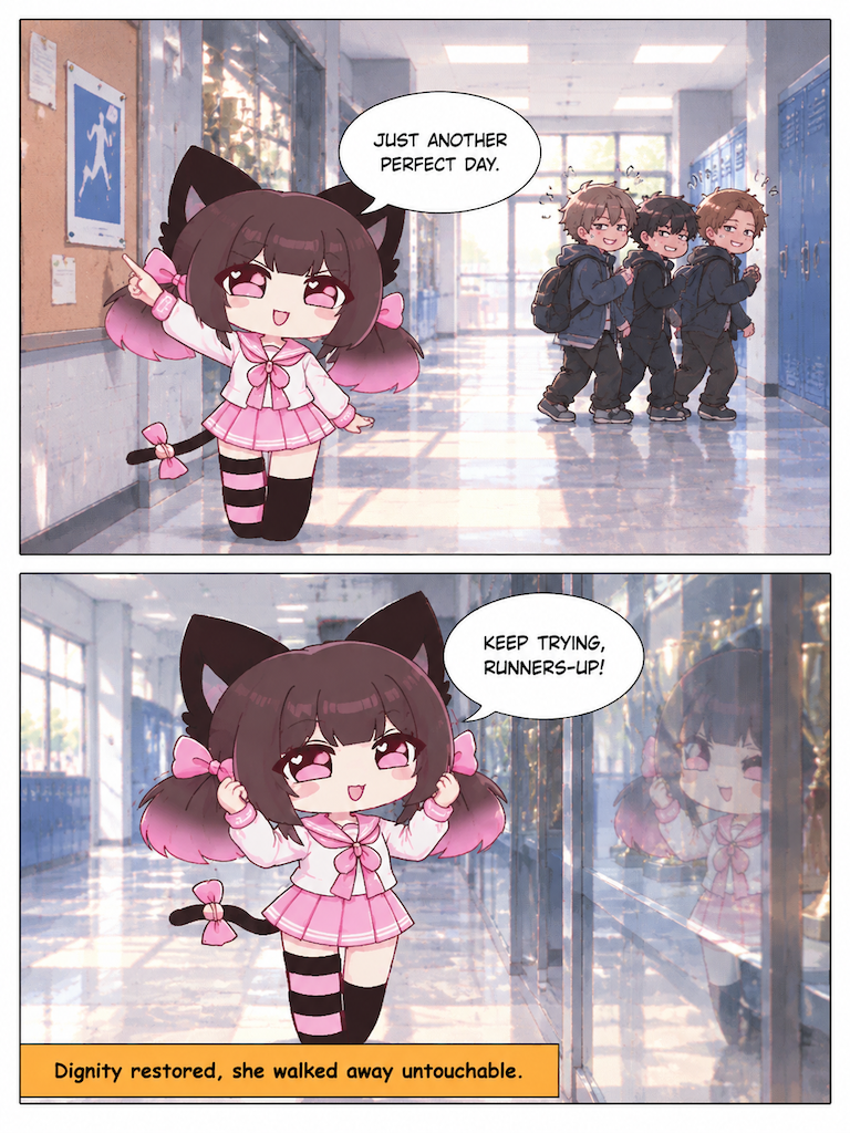 Turnabout on the Bleachers (page 8 of 8)