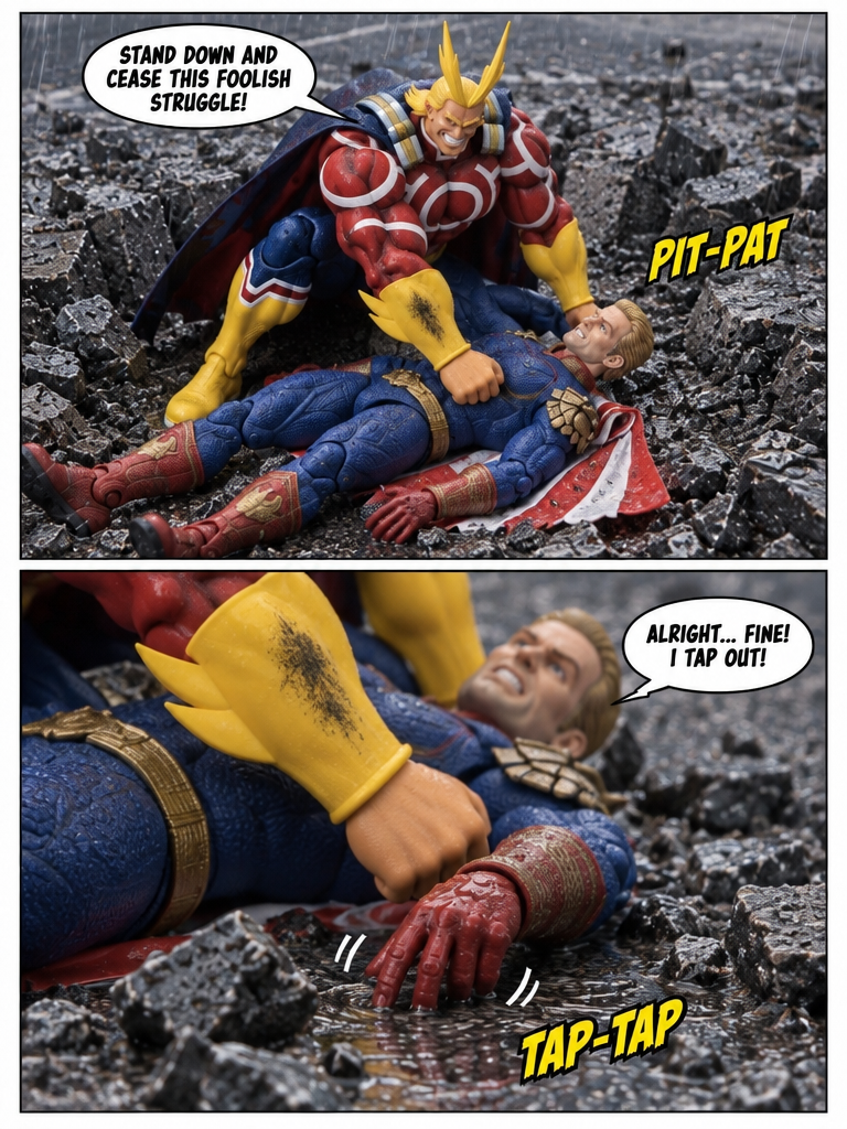 All Might vs Homelander πͺπΌ Unshakable Justice π¬ Comic Story part 5 (page 1 of 4)