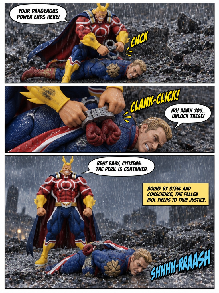 All Might vs Homelander πͺπΌ Unshakable Justice π¬ Comic Story part 5 (page 4 of 4)