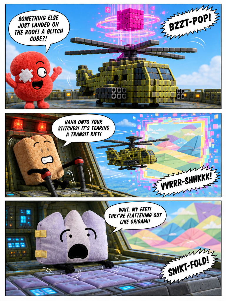Glitch Shift to the Paper Realm (page 3 of 4)
