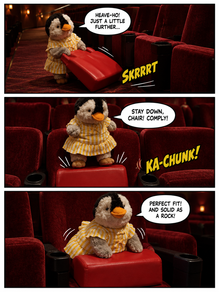 Three Penguin Siblings: Tilly - Front Row Featherweight (page 3 of 4)