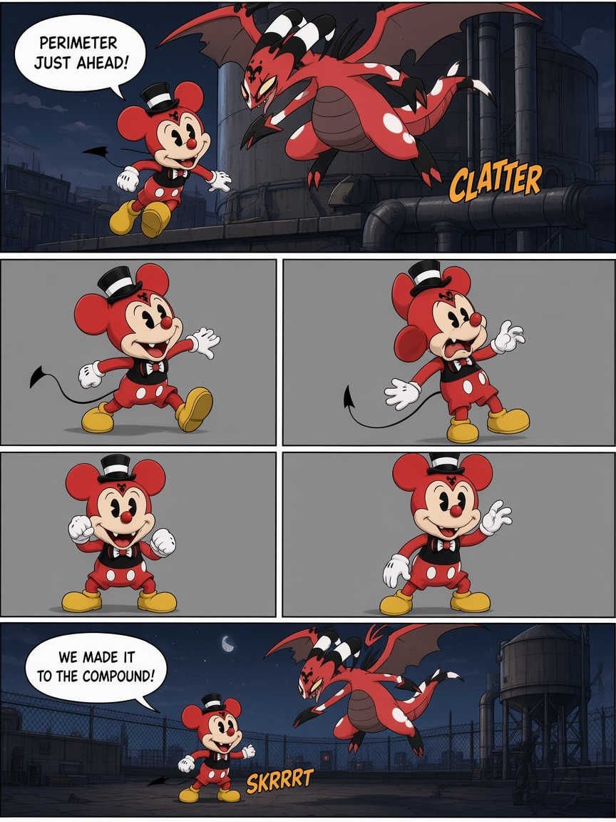 Moonlit Chase Across the Skyline (page 2 of 4)