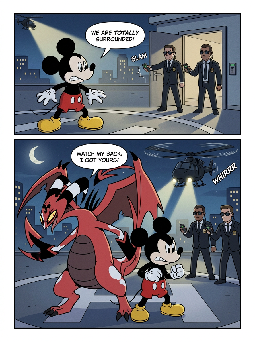 Moonlit Chase Across the Skyline (page 4 of 4)