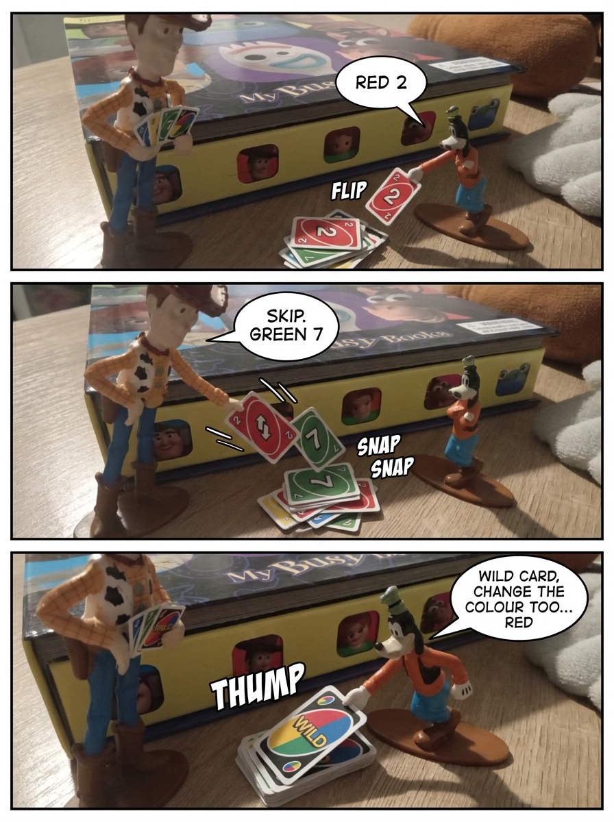 The UNO Trivia Game! Woody VS Goofy (page 2 of 4)