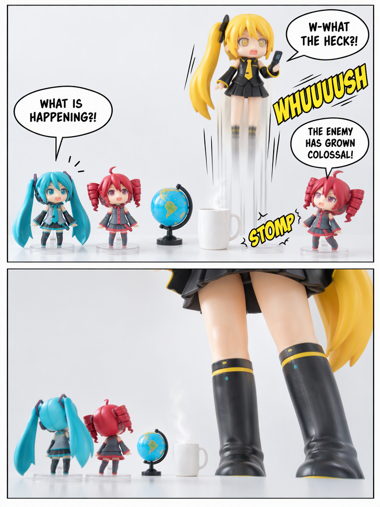 A Skeptical Yellow Visitor + growth of the Neru girl (page 5 of 8)