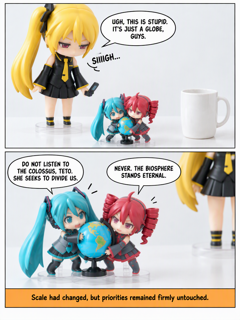 A Skeptical Yellow Visitor + growth of the Neru girl (page 8 of 8)