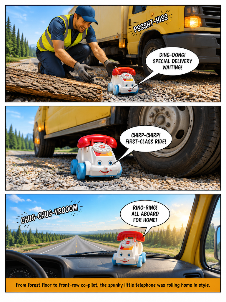 The Little Phone Car's Forest Journey (page 4 of 4)