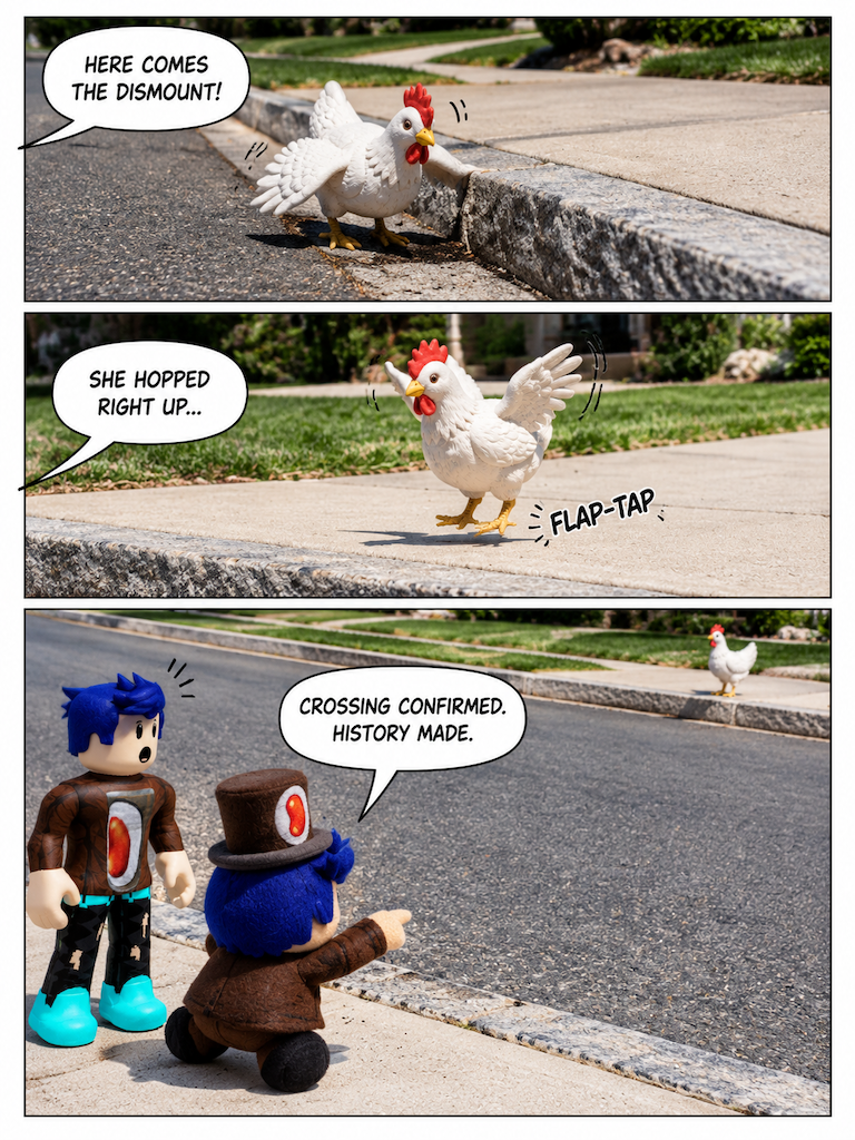 holy cow the chicken crossed the road!? (page 3 of 20)