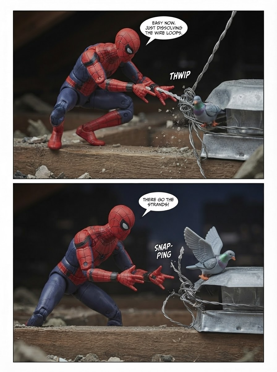 Spider-Man - Crawlspace Rescue - Comics Story part 6 (page 2 of 4)