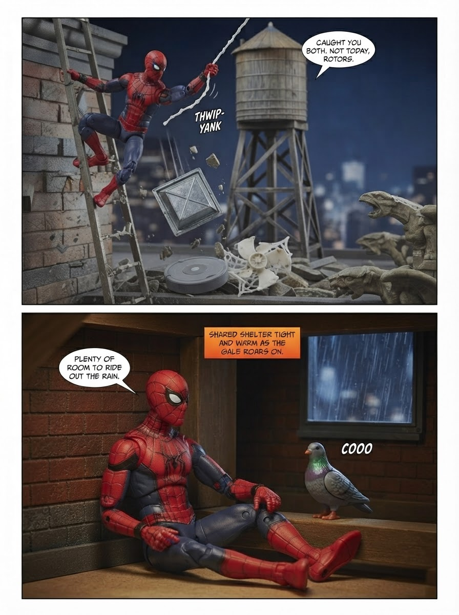 Spider-Man - Crawlspace Rescue - Comics Story part 6 (page 4 of 4)