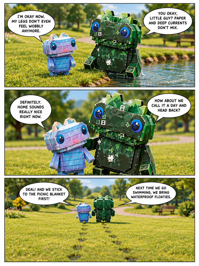 A splash at the riverbank is about lombo not being able to swim (page 4 of 4)